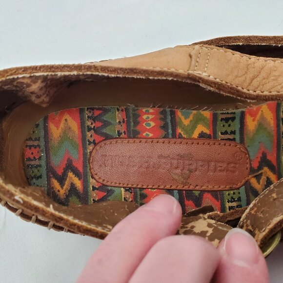 ✨ VINTAGE TREASURE ALERT! | 1970s Leather T-Strap Boho Chic flats ✨5.5 - Picture 4 of 7